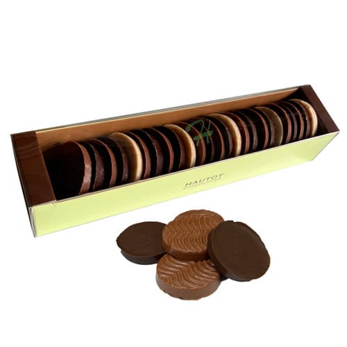 Feuilletinettes - 25 pièces • Chocolats Hautot